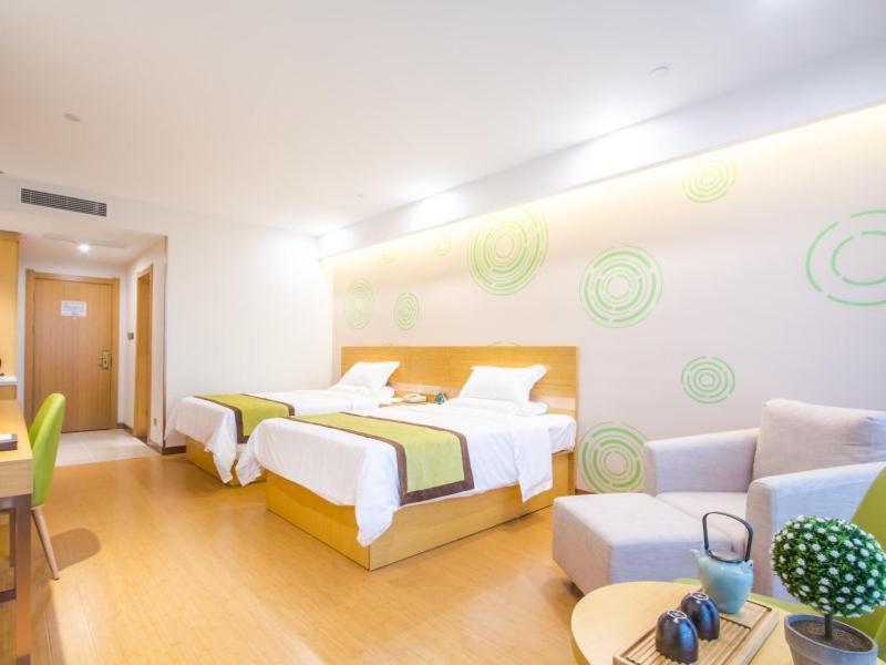 Greentree Inn Wuxi Huishan District Yangshan Town Jiayang Life Plaza Business Hotel Gia Hưng Ngoại thất bức ảnh