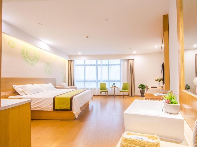 Greentree Inn Wuxi Huishan District Yangshan Town Jiayang Life Plaza Business Hotel Gia Hưng Ngoại thất bức ảnh