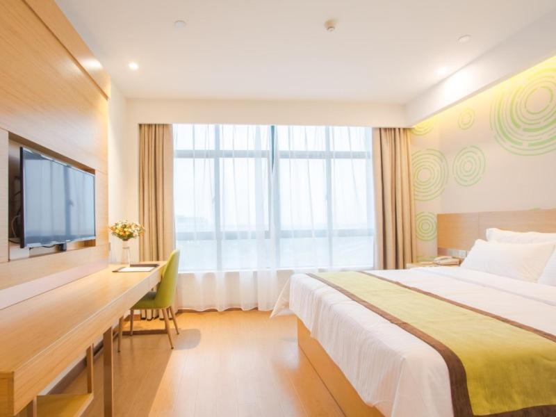 Greentree Inn Wuxi Huishan District Yangshan Town Jiayang Life Plaza Business Hotel Gia Hưng Ngoại thất bức ảnh